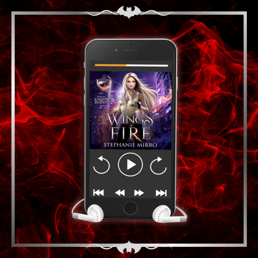 audiobook displaying Wings of Fire, book 1 of The Last Phoenix series